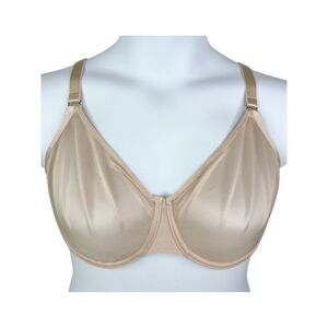 Soma Unbelievable Minimizer Bra sz 38DD * Pale Sand Underwire Minimizing Bra